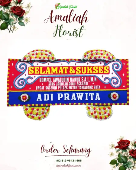 Papan Bunga Ucapan Selamat Pajambon